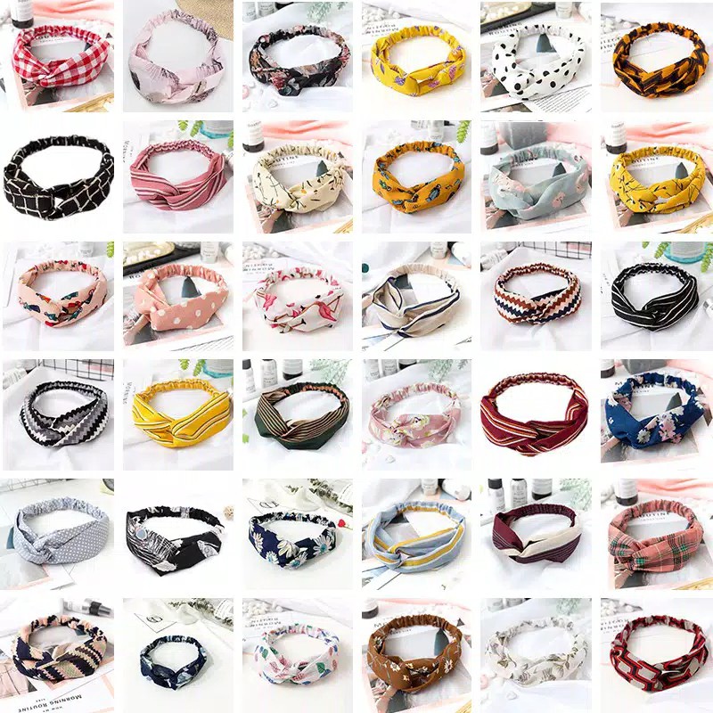 Hair Accessories MF3 Bando Rambut Ala Korea / Bandana Korea / Headband Bando.korea