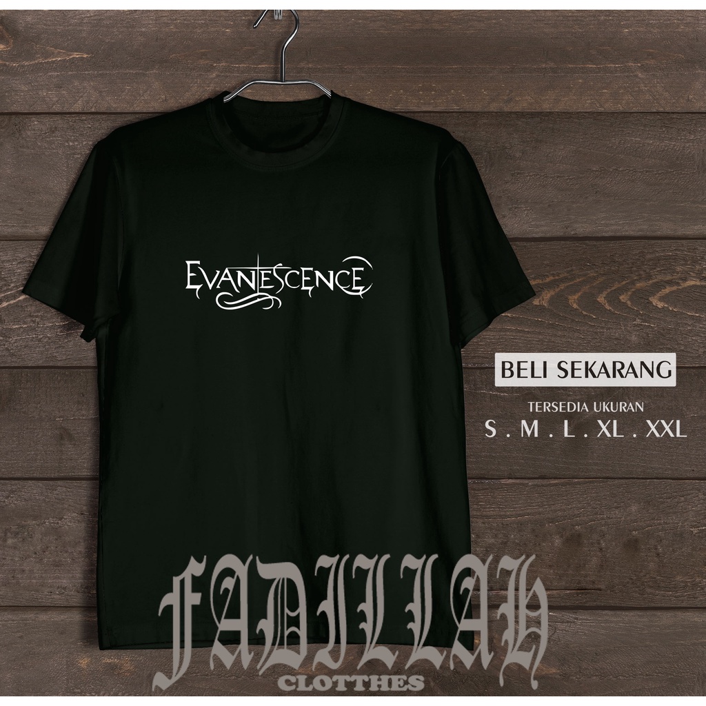 KAOS BAJU BAND EVANESCENCE KAOS MUSIK