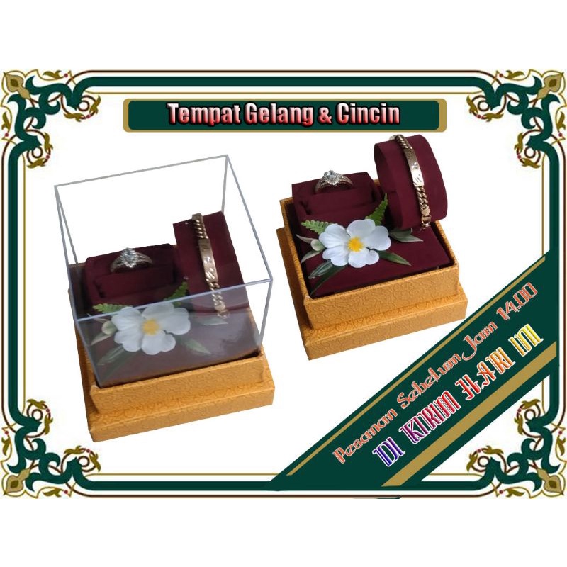 TEMPAT GELANG DAN CINCIN PERNIKAHAN,TEMPAT GELANG DAN CINCIN SESERAHAN,TEMPAT GELANG DAN CINCIN HANTARAN,TEMPAT GELANG DAN CINCIN TUNANGAN,TEMPAT GELANG DAN CINCIN PERHIASAN AKAD NIKAH,KOTAK PERHIASAN SESERAHAN,KOTAK HANTARAN PERNIKAHAN,BOX GELANG CINCIN