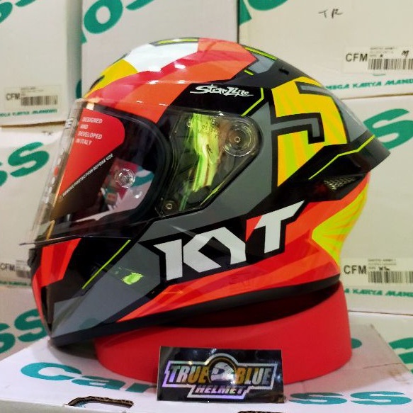 Helm KYT TT Course / KYT TTC Original (Ongkir Termurah 2Kg)-7