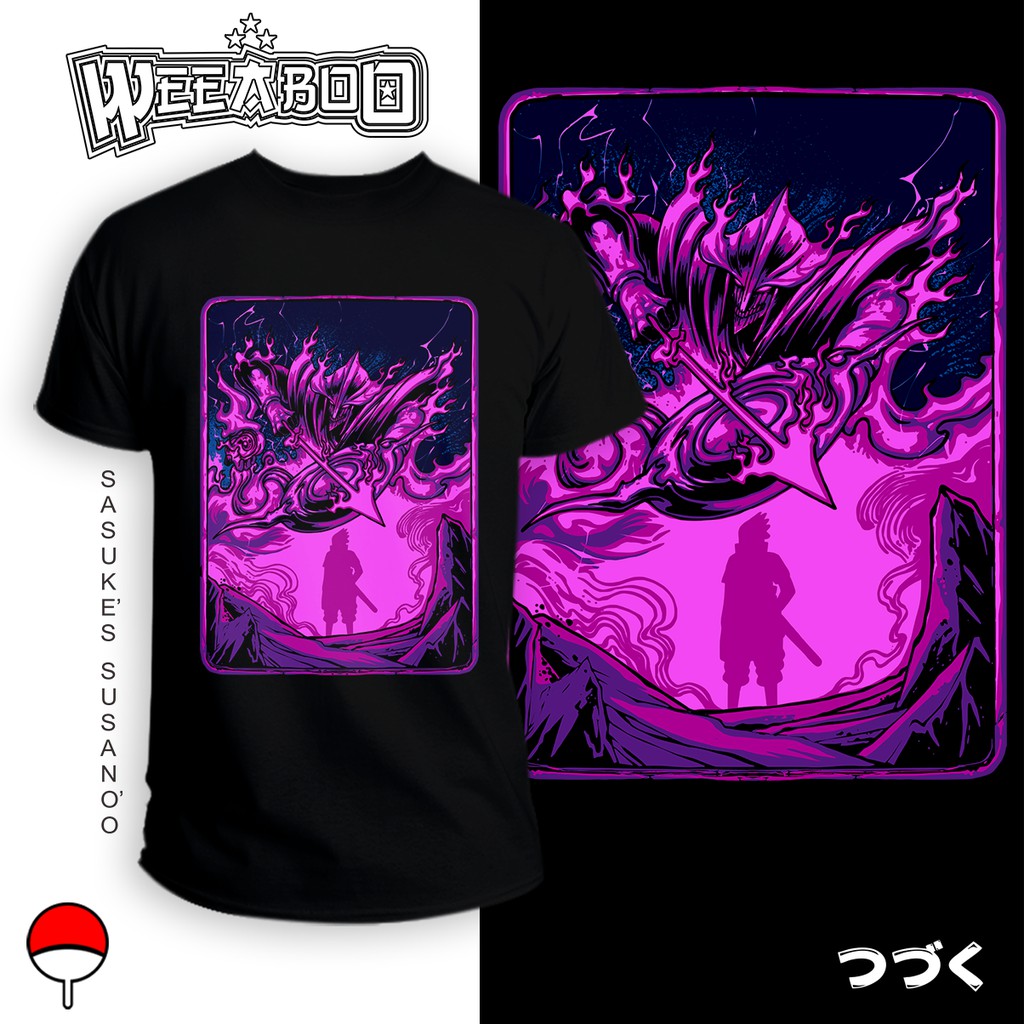 T-shirt Anime - Naruto - SASUKE SUSANOO