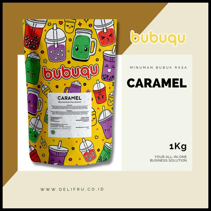 

Powder Drink Caramel Latte Bubuqu - Bubuk Minuman Karamel Susu