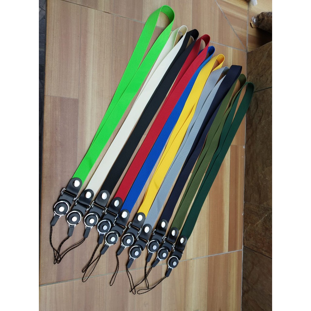 TALI HP POLOS MURAH GANTUNGAN HP PANJANG WARNA MACARON TALI LEHER TERLARIS 004405