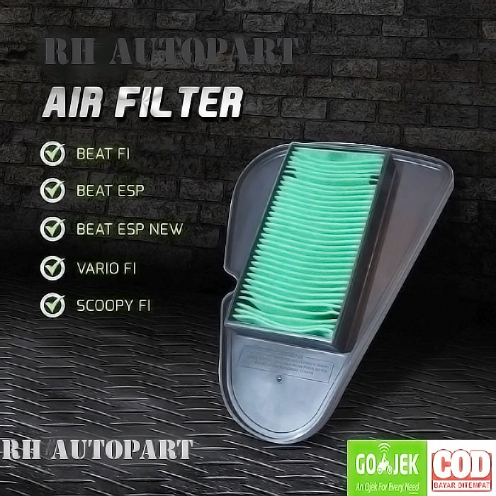 filter udara beat f1 beat esp beat street scoopy f1 esp  vario 110 f1 esp filter saringan udara K16