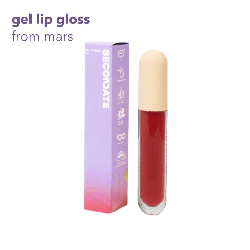 SECONDATE GEL LIP GLOSS FROM MARS