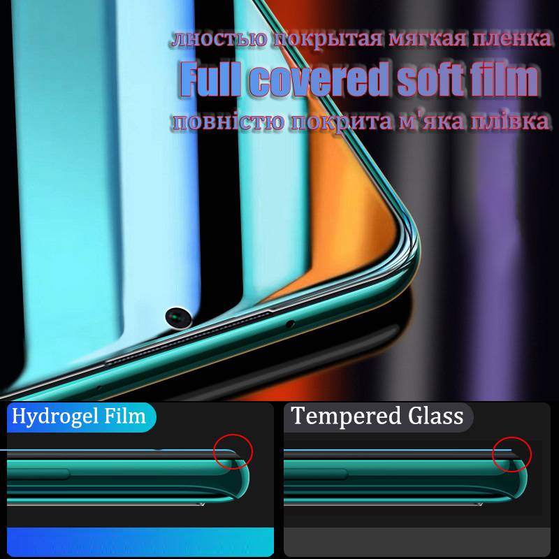 300D Hydrogel Film On For Xiaomi Redmi Note 8 Pro 7 9 Screen Protector On For Xiaomi Redmi 8 8T 7 7A Note 9 Pro 9S K30 Not Glass