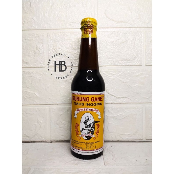 

Kecap Saus Inggris Burung Garnet 300 ml