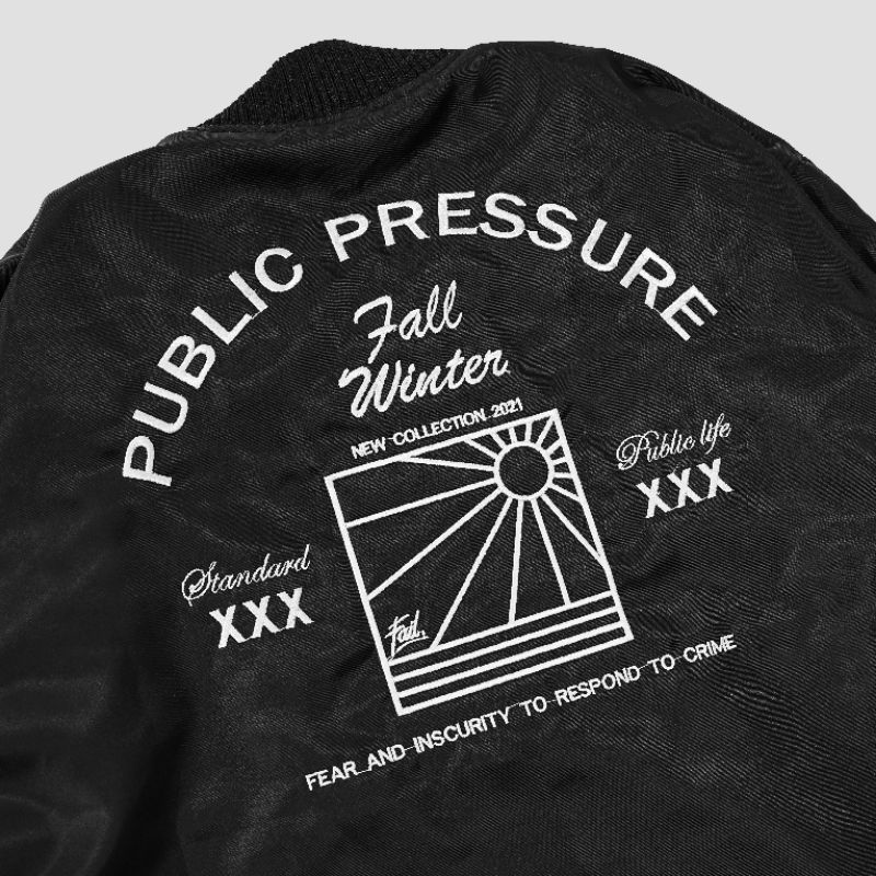 FAILOFFICIAL BOMBER JACKET - PUBLIC PRESSURE