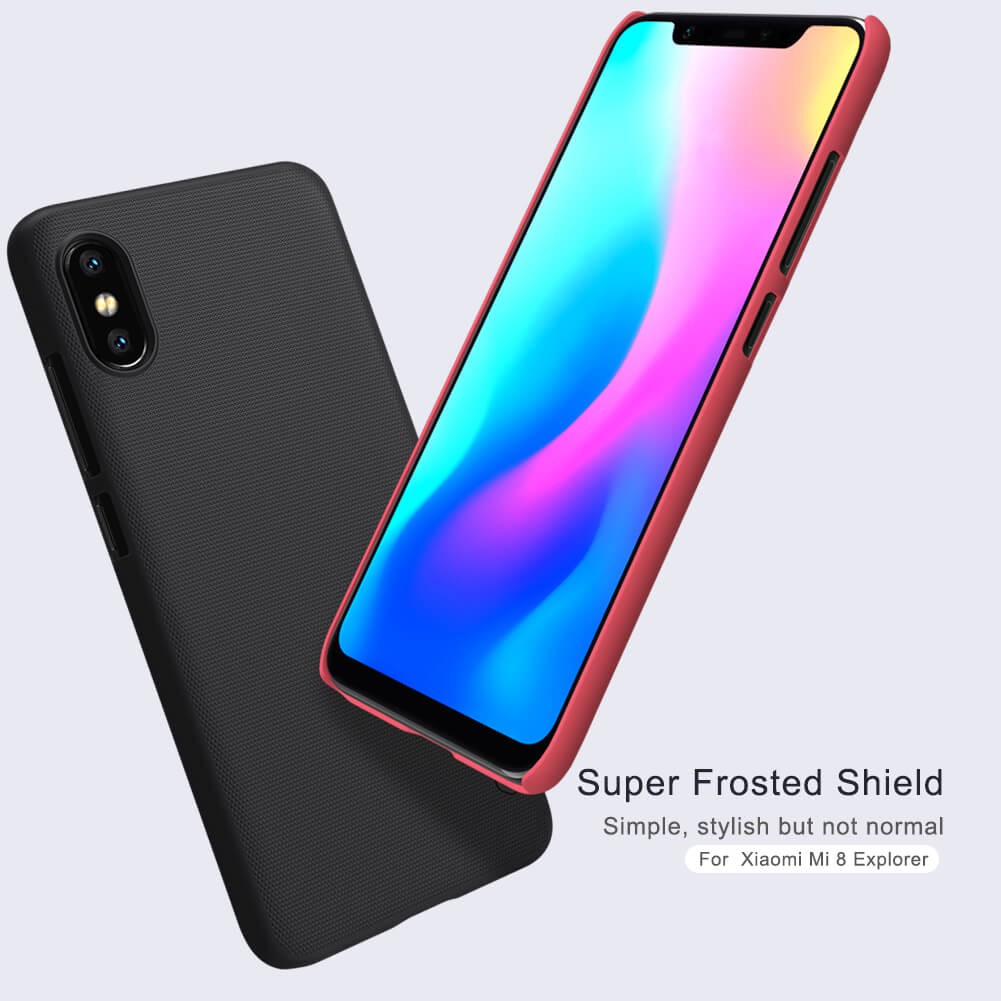 Hard Case XIAOMI Mi8 Explorer Nillkin Frosted Shield Casing Original