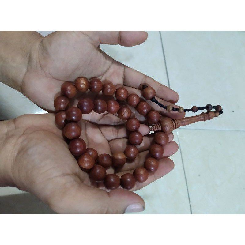Tasbih Galih Nagasari super asli 33 butir 15mm