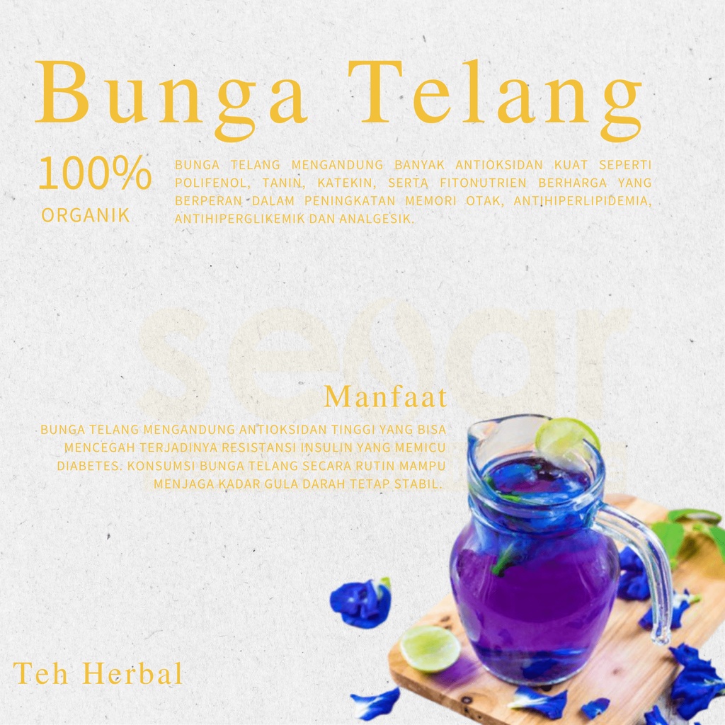 

Teh Bunga Telang