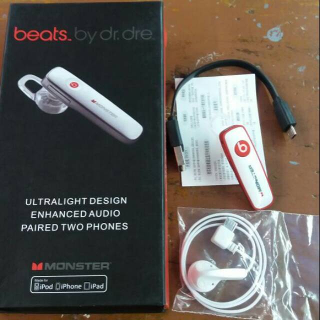 HEADSET BLUETOOTH MONSTER BEATS