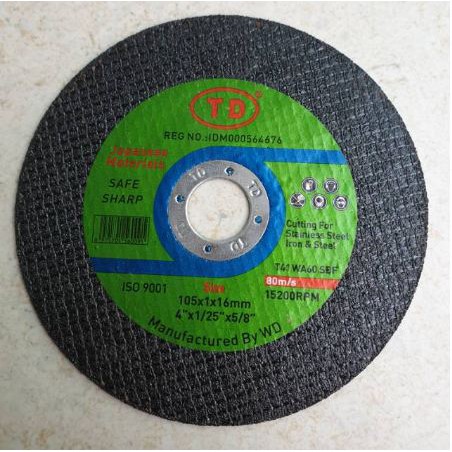 Batu Gerinda potong besi TD 4" 105x1x16mm By WD