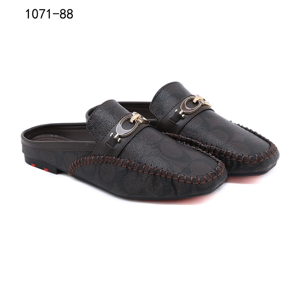 CCH Signature Canvas Flat Mules 1071-88