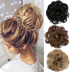 Bun Hair Twirl Piece Scrunchie Wigs Extensions