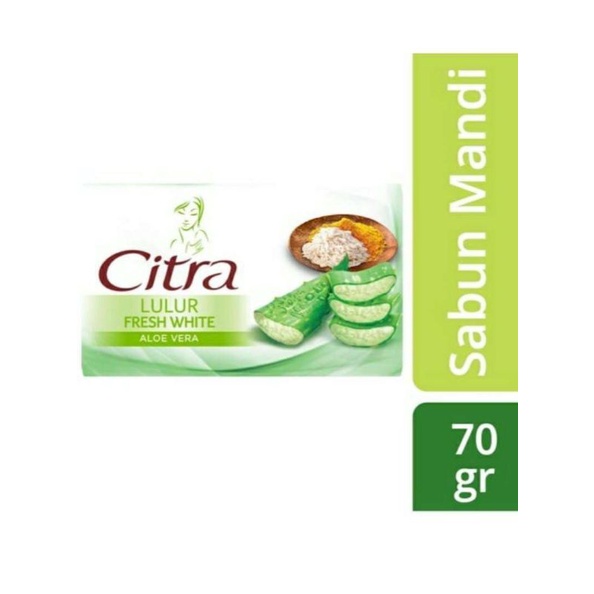 Citra Fresh Glow Aloe Vera 70gram Sabun Batang