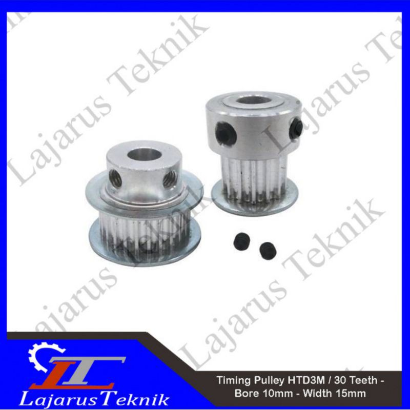 Timing Pulley HDT3M - 30T - Bore 10mm - Width 15mm