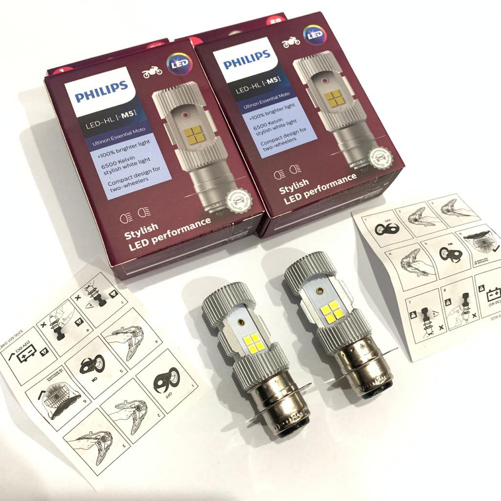 Lampu Depan LED PNP Vario 125 Lama By PHILIPS Original - Putih