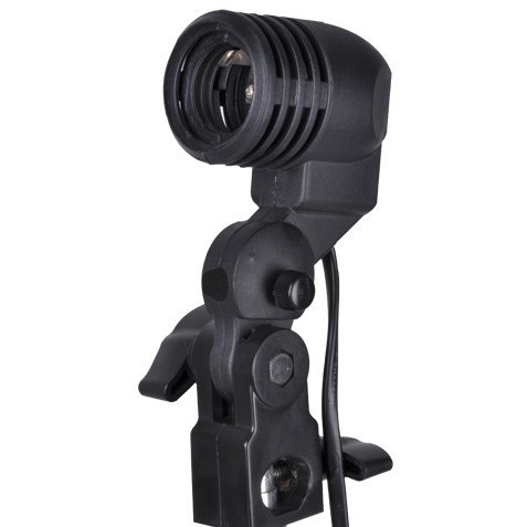 Tripod 2m + Lamp Holder Single Socket E27 Dudukan Payung FITTING LAMPU Grosir