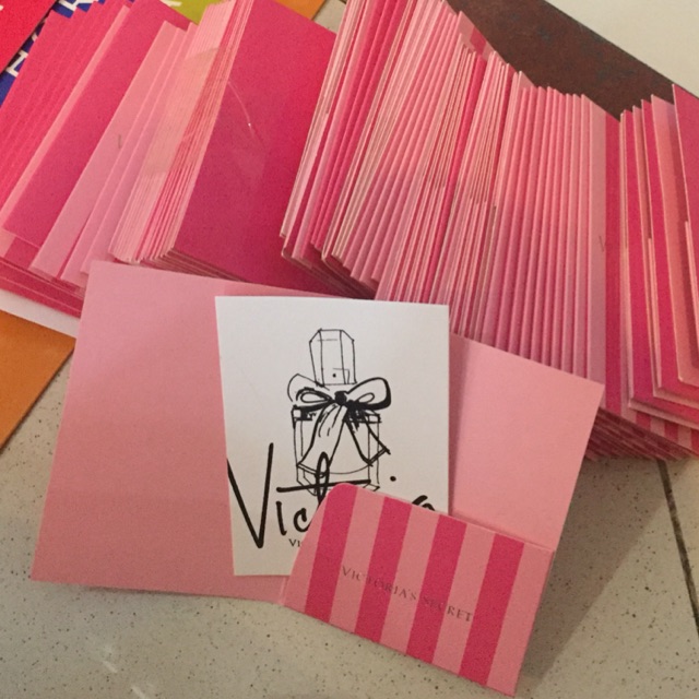Kartu ucapan by victoria secret / card
