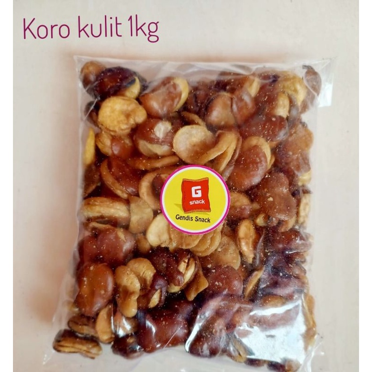 

2Xbtygneal Sakha Snack ) Kacang Koro Kulit 1Kg Free Kardus - Kacang Koro Asin Gurih - Snack Lebaran