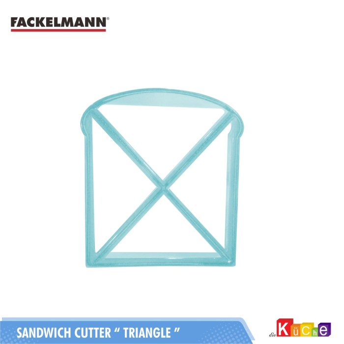 

KUE-PENGHIAS-ALAT- SANDWICH CUTTER "TRIANGLE" FACKELMANN -ALAT-PENGHIAS-KUE.