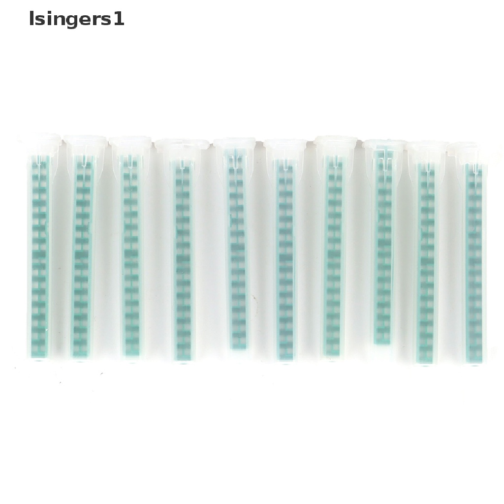 (lsingers1) 10pcs / Set Kepala Nozzle Mixer Resin AB 83mm