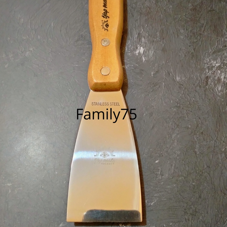 Kape Stainless Steel 2 inch Higienis Tjap Mata Scrap 2" Sekrap Germany