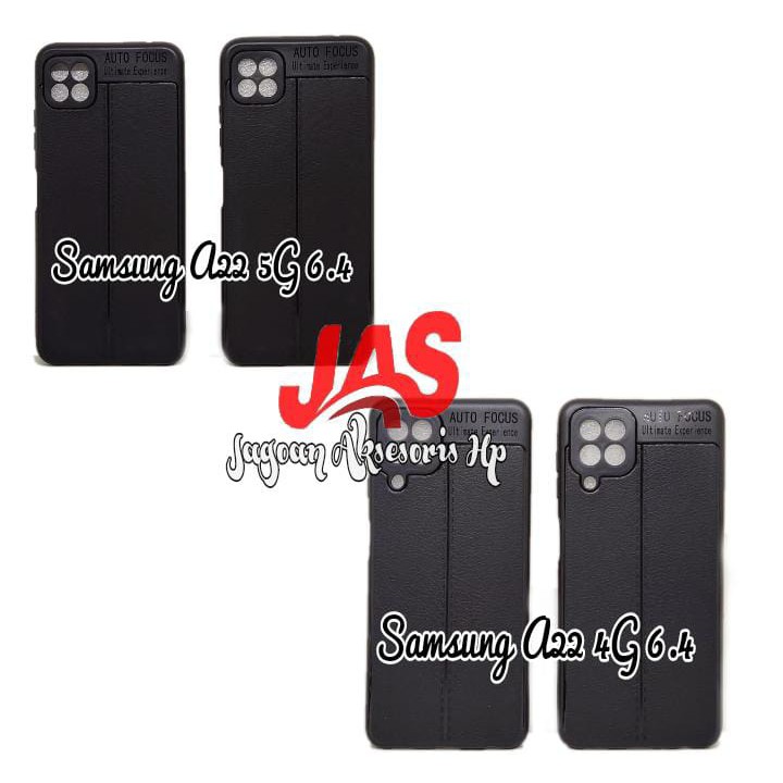 AutoFokus Samsung A22 4G A22 5G Leather Soft Case AUTOFOCUS Motif Kulit Jeruk