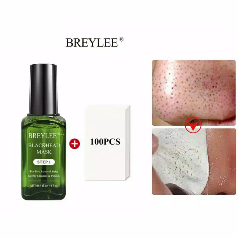 Ready 1 set Breylee Blackhead Mask + Breylee Serum original best seller