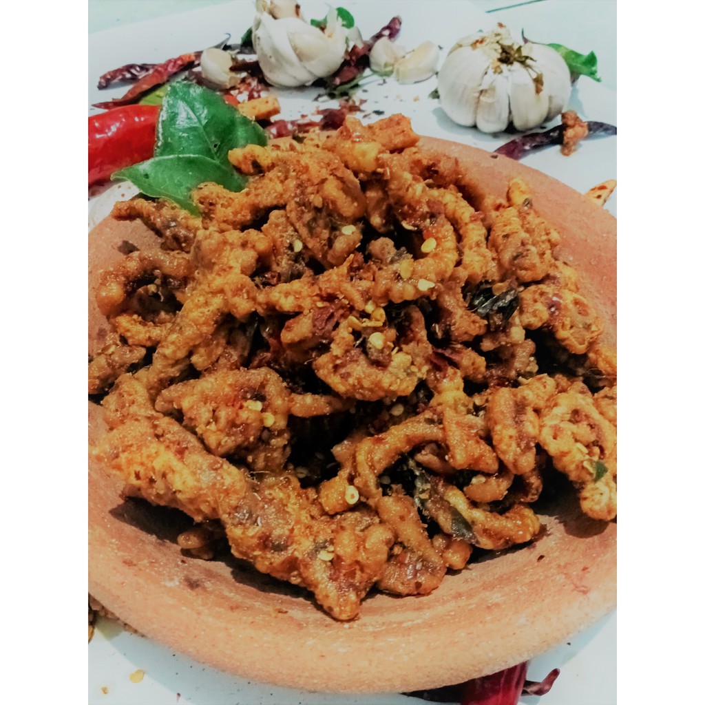 

KERIPIK USUS CRISPY/500gr/usus ayam crispy