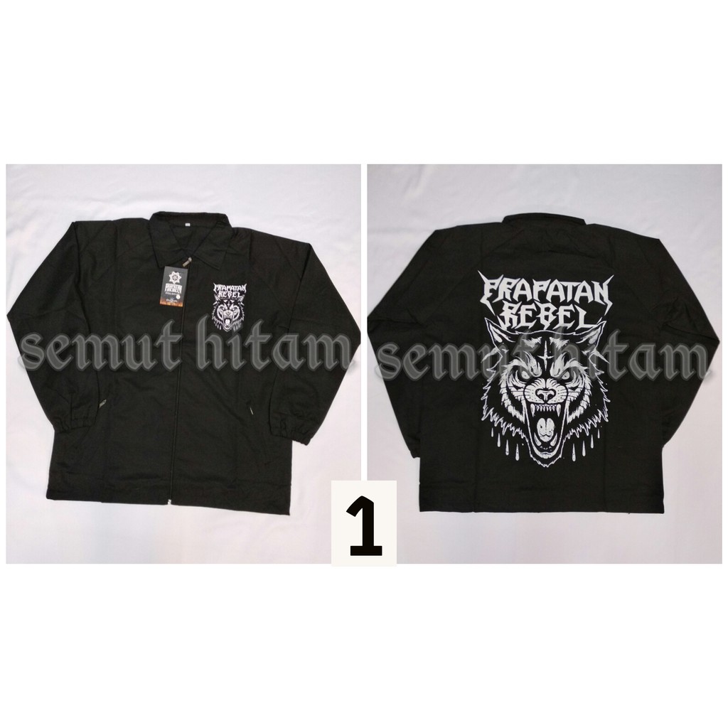 Jaket Windbreaker / Jaket Hujan / Jaket Angin / Jaket Gunung Hardcore / Punk Prapatan Rebel