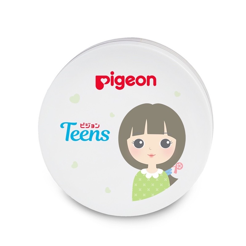 PIGEON TEENS Squalane Face Powder - Bedak Tabur ( HIJAU )