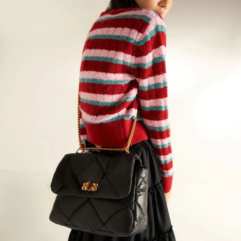 CK Paffuto Large Padded Shoulder Bag