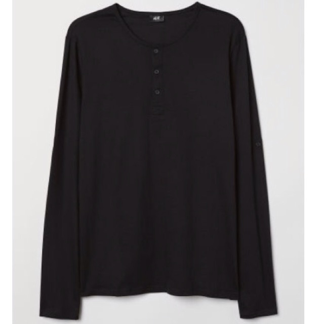 H&m jersey henley shirt authentic