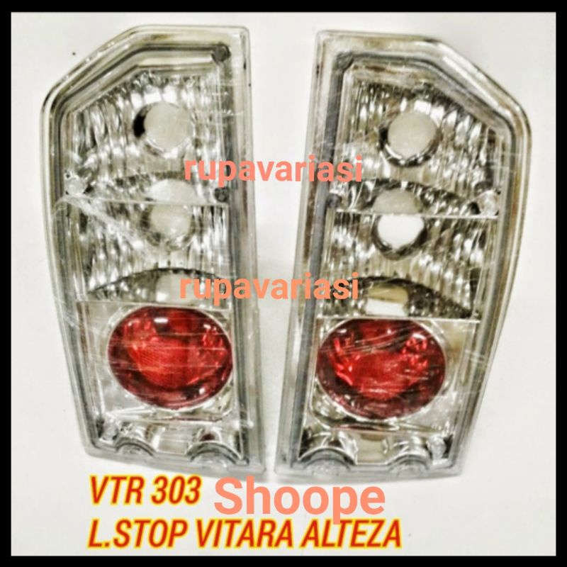 Lampu Stop REM BELAKANG SUZUKI VITARA / escudo / sidekick LAMA MOTIF KRISTAL MERAH 2 PCS