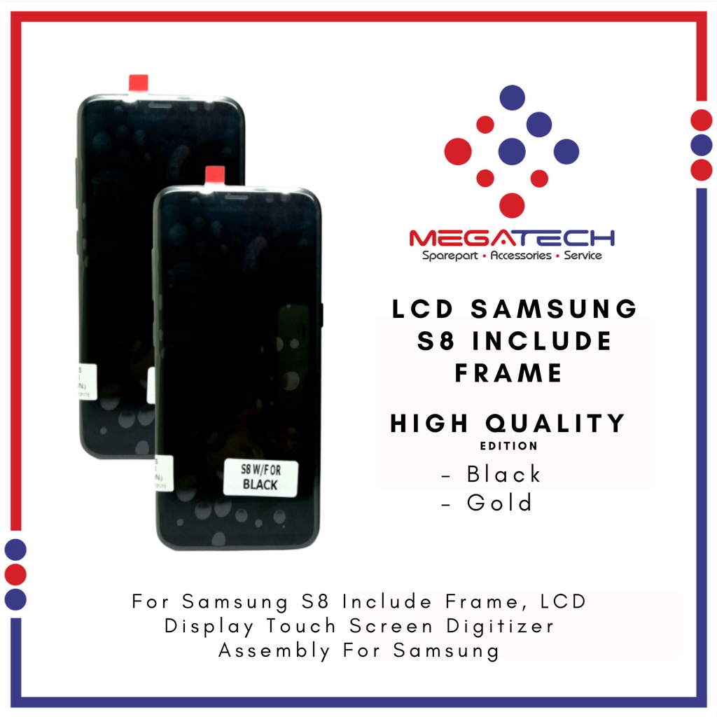 LCD Samsung S8 Include Frame Fullset Touchscreen - ORI