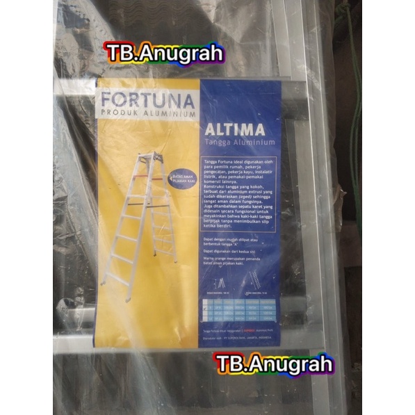 TANGGA ALUMUNIUM LIPAT FORTUNA ALTIMA DP09 3M Tangga Fortuna 1.5 Meter 1.5M