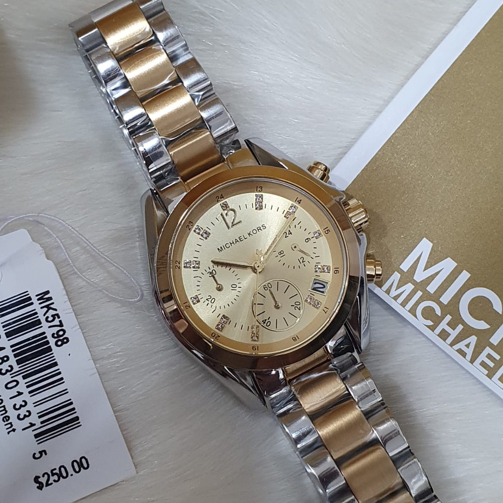 JAM TANGAN PRIA WANITA | RANTAI | KULIT | KARET | MURAH | WANITA MICHAEL KORS STRAP KOMBI MK5798