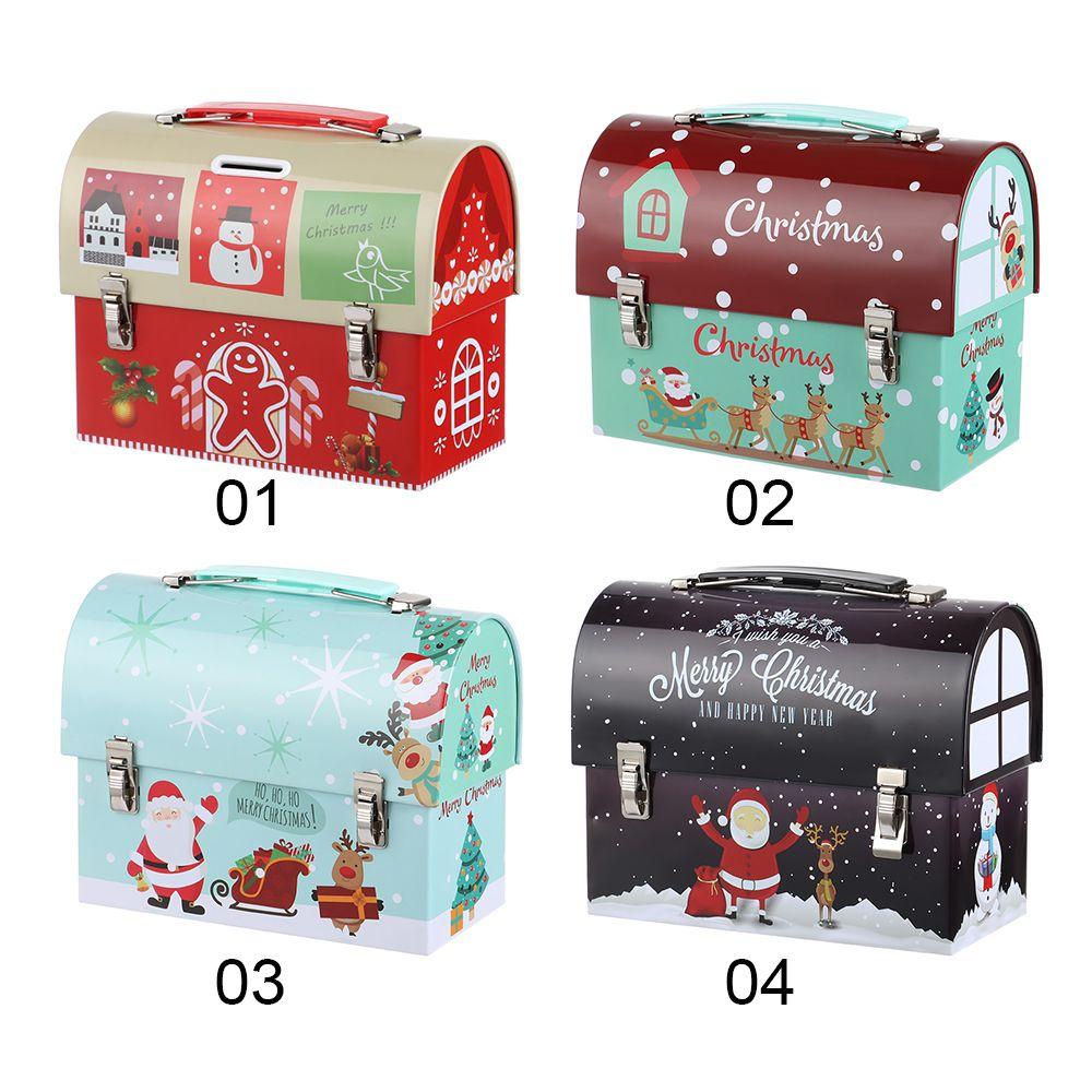 R-flower Christmas Gift Box Kotak Penyimpanan Xmas Decor Hadiah Tahun Baru Packing Kado