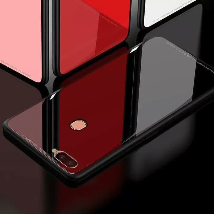 REALME 2 BACK CASE TEMPERED GLASS CASE GLASS REALME 2 CASE REALME 2