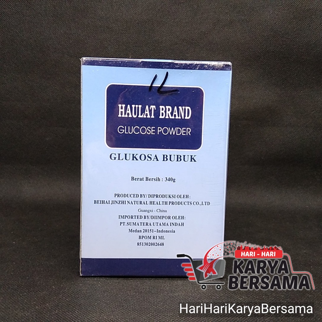 

HAULAT BRAND GLUKOSA BUBUK 340GR
