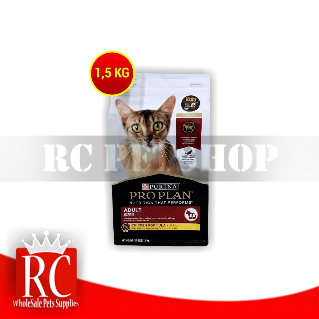 ProPlan Makanan Kucing Dewasa Adult Pro Plan Cat Food Chicken 1.5 Kg