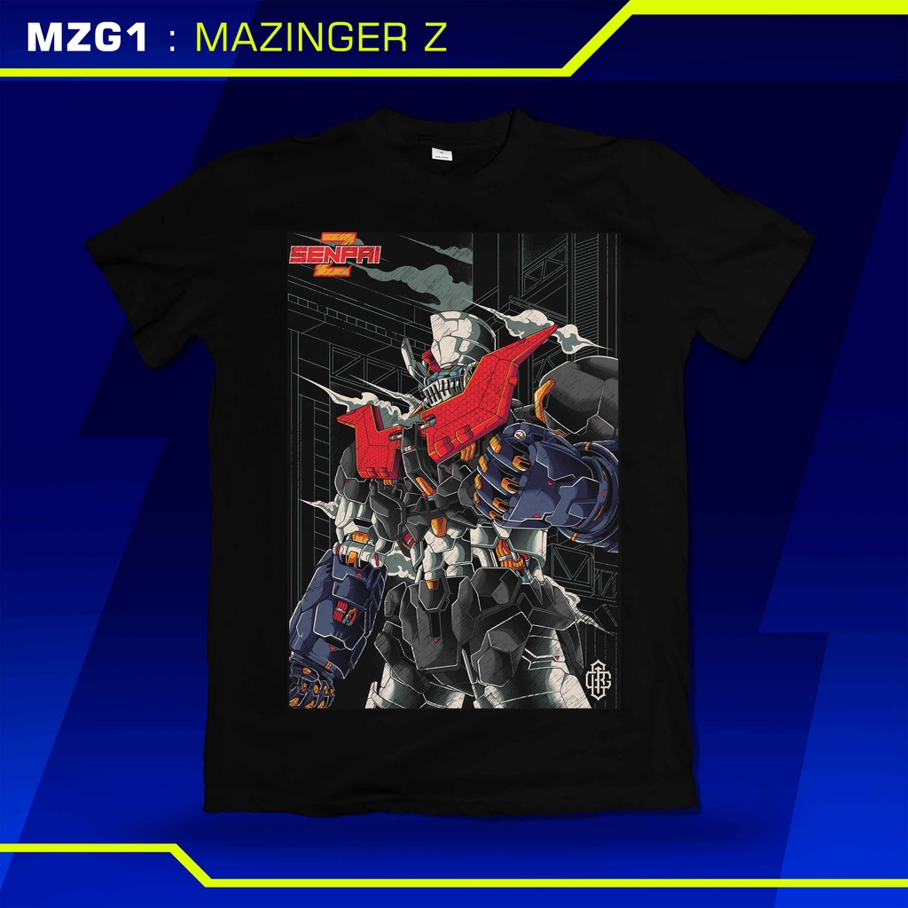 KAOS MAZINGER, Kaos Anime Dewasa &amp; Anak