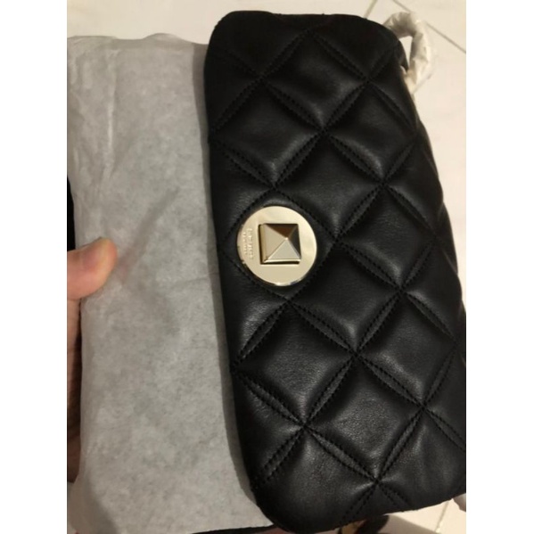 kate spade natalia small flap crossbody black