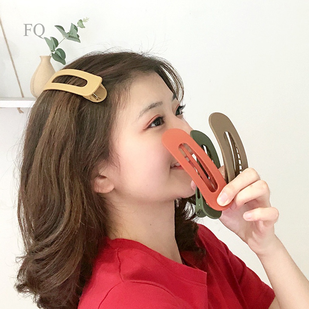 MurmerOfficial Jepit Rambut Model Duckbill Besar Warna Permen Gaya Korea Untuk Wanita R690