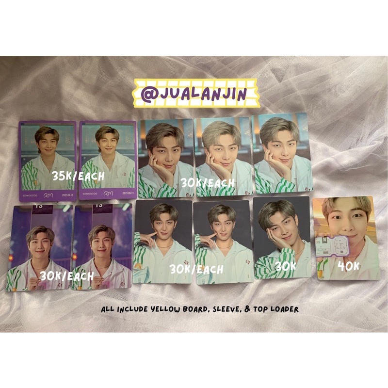 [READY STOCK] MPC BTS SOWOOZOO RM