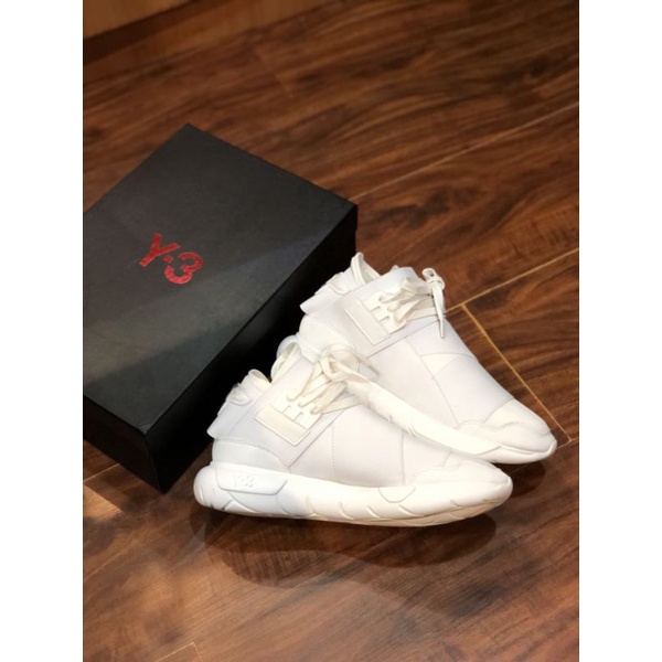 ADIDAS Y3 QASA HIGH YOHJI YAMAMOTO FULL WHITE (BNIB)