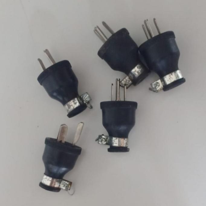 :=:=:=:=] Steker genset Honda Yamaha Robin kaki 3 model tegak lurus