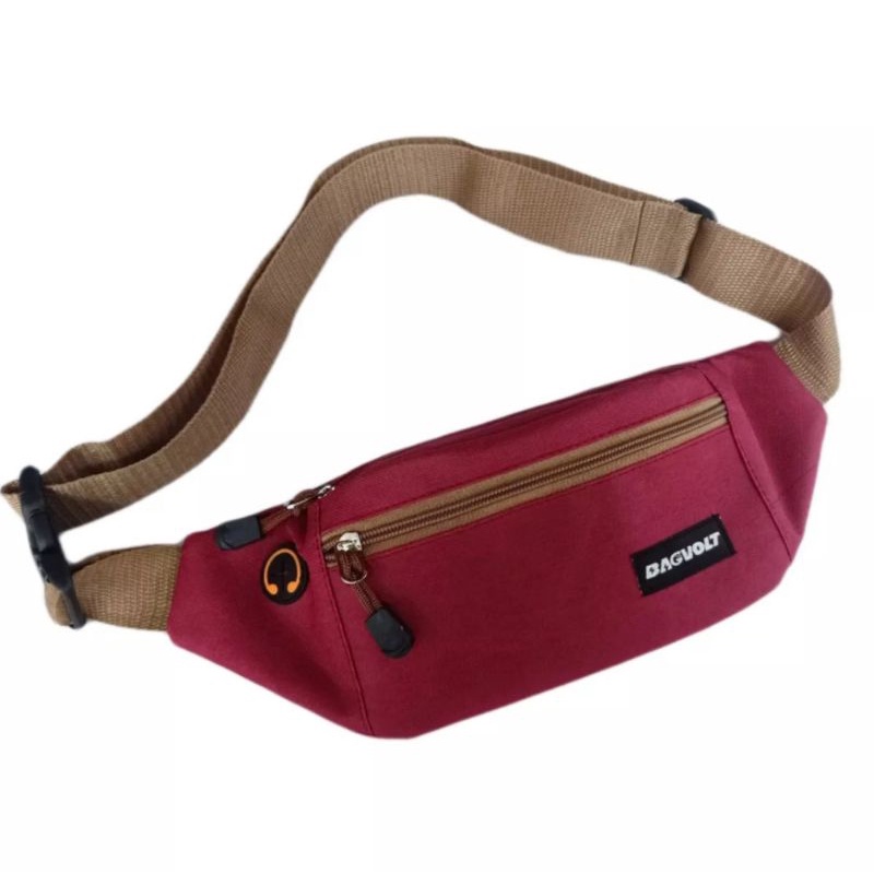 Tas pinggang | Tas Selempang Pria - Waist Bag -  Bagvolt - Tas Pinggang